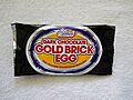Elmer's Dark Chocolate Gold Brick wrap