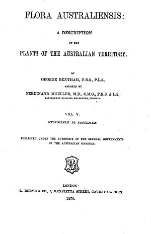 Flora Australiensis V5 title page