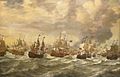Four Day Battle - Episode uit de vierdaagse zeeslag (Willem van de Velde I, 1693)