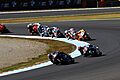 Francesco Bagnaia leads the pack 2018 Motegi