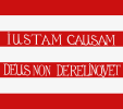 Francis II Rákóczi's Iustam Causam banner.svg