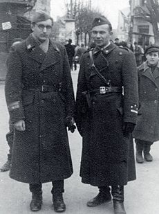 Franjo Tuđman i Joža Horvat 1945