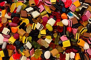 German sweets and liquorice confectionery