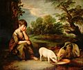 Girl with Pigs by Thomas Gainsborough