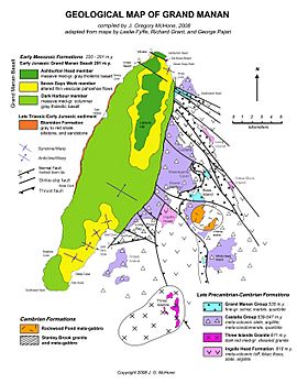 Grand Manan Geology Map