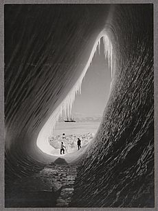 Grotto in an iceberg