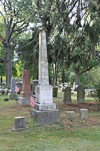 Harrison Jeffords grave Forest Lawn Cemetery