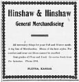 HinshawStoreAdvert1910