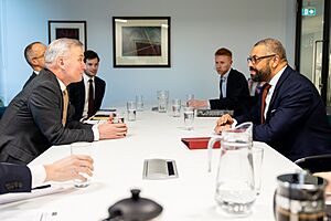 Home Secretary James Cleverly hosts the Calais Group in Brussels on 4 March 2024 - 9