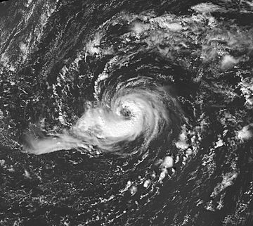 Hurricane Vince eye 2005.jpg