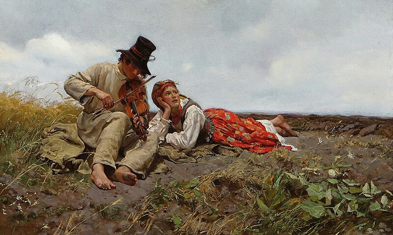Józef Chełmoński Sielanka 1885