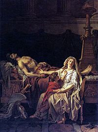 Jacques-Louis David- Andromache Mourning Hector
