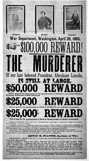 John Wilkes Booth wanted poster new