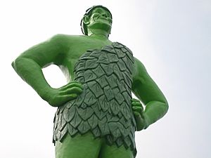Jolly green giant