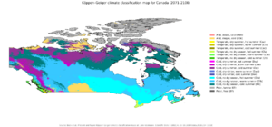 Koppen-Geiger Map CAN future