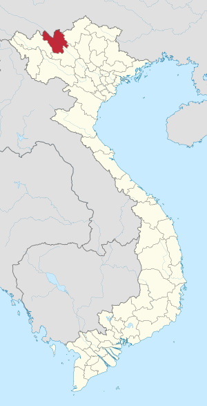 Location of Lào Cai within Vietnam