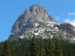 Liberty Bell Mountain seen from Highway 20