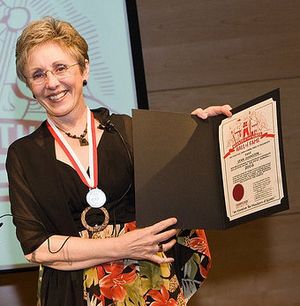 Lynn Johnston at the The Doug Wright Awards 2008 (cropped).jpg