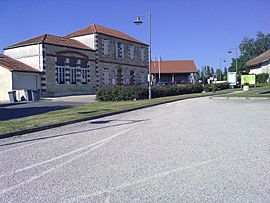 The Town hall and School