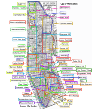 Manhattan neighborhoods