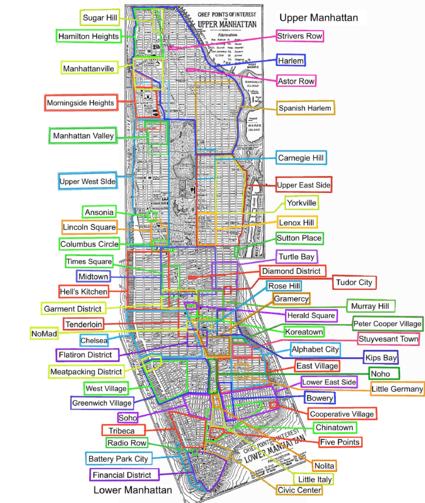 Manhattan neighborhoods