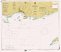 Mapa de la Bahía de Ponce, Puerto Rico, por NOAA, US Dept of Commerce, Nov 2000 (DP19)