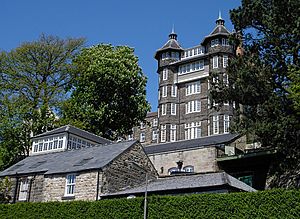 Matlock - Rockside Hall from top of Bank Road