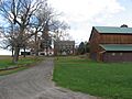 McClelland Homestead centering on house