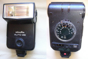 Minolta electronic flashlamp ca 1978