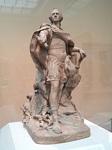 Model for the Monument to Louis XV at Rennes, c. 1746-1748, by Jean-Baptiste Lemoyne, terracotta - Art Institute of Chicago - DSC09418