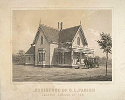 Nahl Bros, 1859, The William J. Paugh House, Jackson, CA