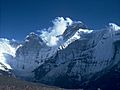 Nanda Devi north face viewed from Deo Damla approach valley June 1980