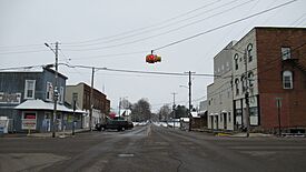 Looking north along Hillsdale Street