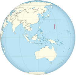 Location of the Northern Mariana Islands