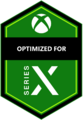 Optimized for Xbox Series X branding