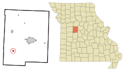 Location of Green Ridge, Missouri