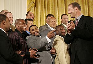 Pittsburgh Steelers at the White House 20060602-4 d-0234-1-515h