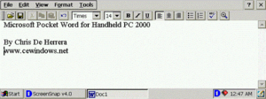 Pocket Word on HPC