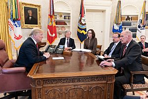 President Trump Holds a Meeting in the Oval Office (32007462457)