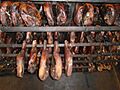 Prosciutto smokehouse