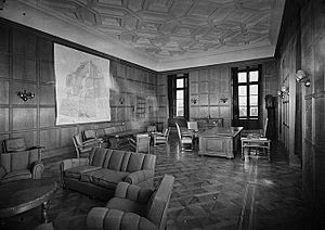 Quisling's office at the Royal Palace 1945