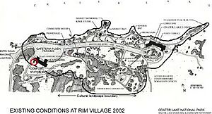 Rim Village map, Comfort Station -4