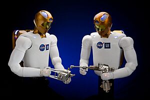 Robonaut 2 working