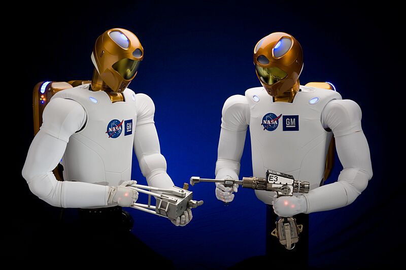Robonaut 2 working