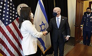 Secretary Mayorkas meets with Israeli Interior Minister Shaked 01