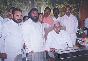 Shri A. Narendra assumes the charge of Minister of State for Rural Development in New Delhi on May 26, 2004