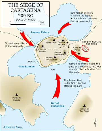 Siege of Cartagena 209 BC