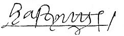 Signature Lord Wm Hastings