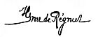 Signature of Henri de Régnier.jpg