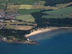 Silversands Bay from the air (geograph 5835067)